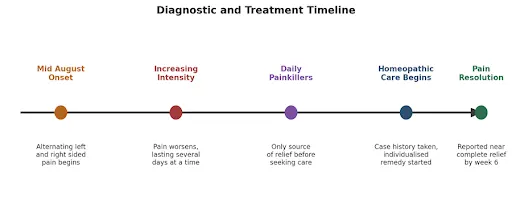 Diagnostic and Treatment Timeline Dr Kamlesh Kakde Case Study Healwithin Homeopathy Healwithin Homeopathy